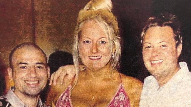 Nicola Gobbo with gangland boss Carl Williams and underworld hit man Andrew `Benji’ Veniamin.