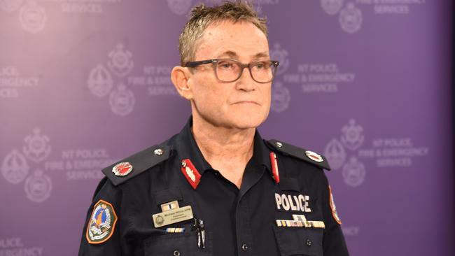 ‘Community in shock’: NT Police Assistant Commissioner Michael White. Picture: Alex Treacy