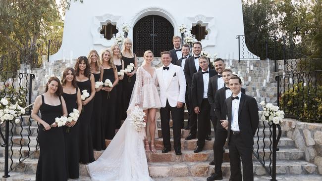 Karl Stefanovic, 44 and Jasmine Yarbrough, 34, have tied the knot in Mexico.