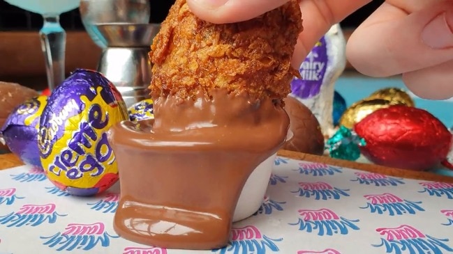 Deep fried Creme Egg