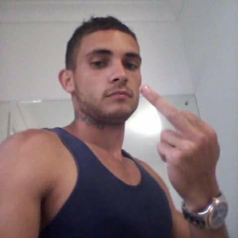 Levi James Brown, 29, has been returned to jail after a three-day crime spree in Mackay. Picture: Facebook