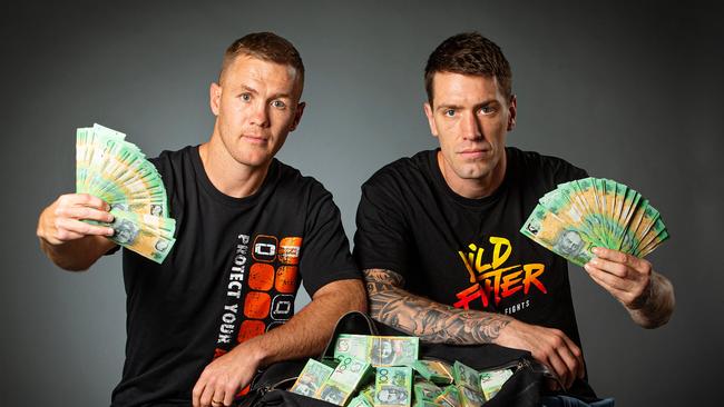 Boxing promoter Will Tomlinson is putting up $250,000 to tempt either Barry Hall or into fighting his boxer Jason Whateley. Picture: Mark Stewart.