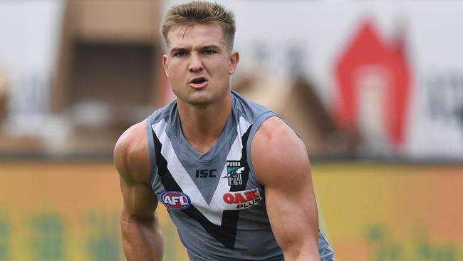 Midfield star Ollie Wines is ready to sign a new deal with Port Adelaide. Picture: AAP Images