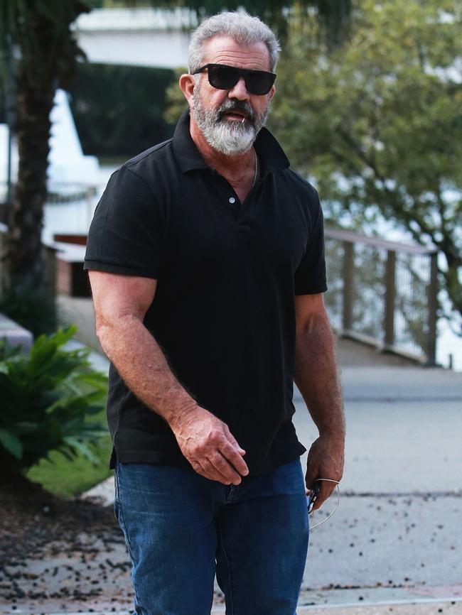 Mel Gibson in Brisbane in 2018. Picture: AAP Image/Claudia Baxter