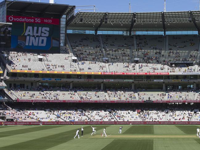 A man may have contracted coronavirus at the Boxing Day Test at the Melbourne Cricket Ground on December 27. Picture: Michael Klein