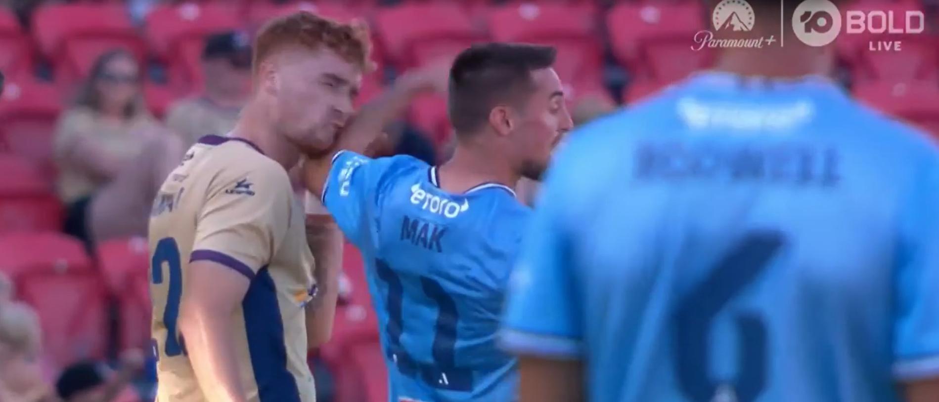 A surprising red card in the A-League.