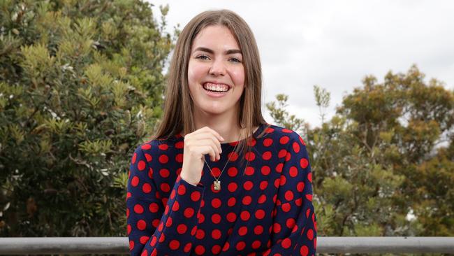 Loreto Kirribilli student Laura Ferguson topped a Studies of Religion course in the 2018 HSC. Picture: Jonathan Ng