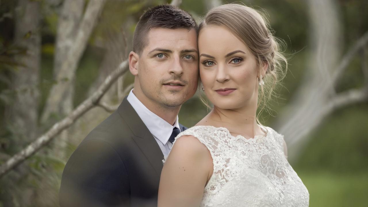 Gympie couple, Ethan and Olivia Langmead's stunning wedding in 2013.