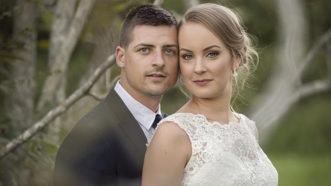 Gympie couple, Ethan and Olivia Langmead's stunning wedding in 2013.