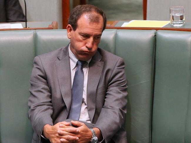Mal Brough in the House of Representatives Chamber, Parliament House / Picture: Kym Smith