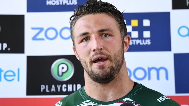 Burgess saw no point in going over it again. (AAP Image/Joel Carrett)