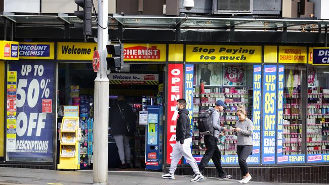 Chemist Warehouse booked a pretax profit of almost $550m from revenue of about $3.08bn for the 2022 financial year. Picture: Gaye Gerard/NCA NewsWire