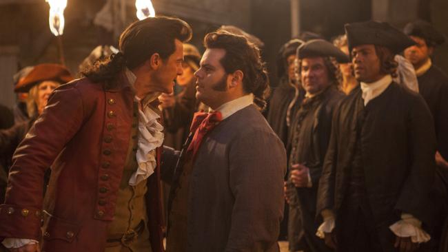 Josh Gad’s character LeFou (right) has been a controversial addition in some countries.