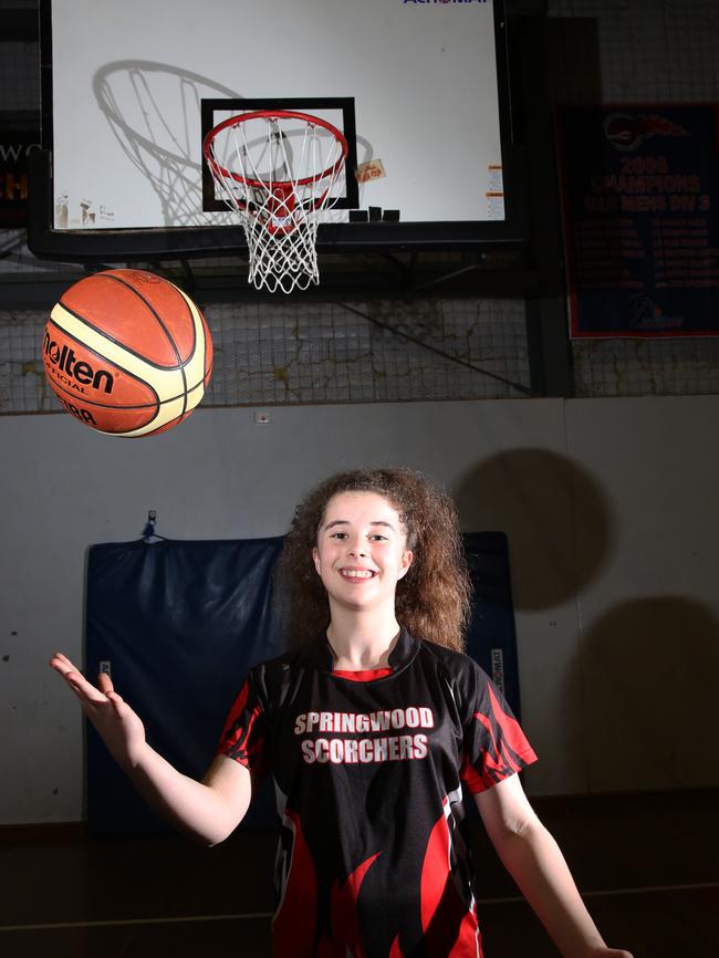 Basketball player Olivia Cauchi.