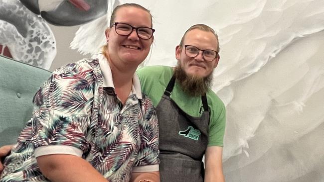 Jaye and Sandy Scheffler have opened a new cafe, Cockatoo Coffee, in Maryborough.