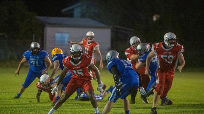 Mackay Gridiron vs Townsville Cyclones at West Tiger Park Walkerston. Saturday 20 January 2024 Picture:Michaela Harlow