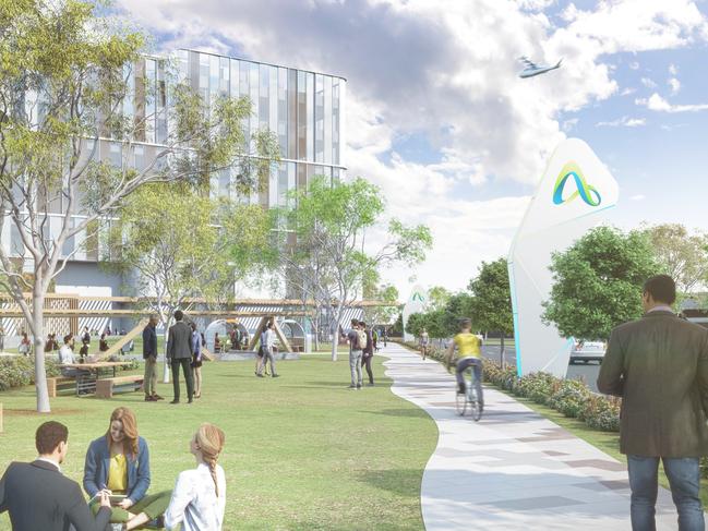 Artist's impressions representing Adelaide Airport's Vision for 2050 ambition. Picture: Supplied by Adelaide Airport