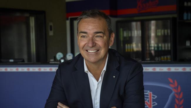 Steven Marshall pictured in his former Norwood electorate is the new American Australian Association president. Picture: Roy VanDerVegt