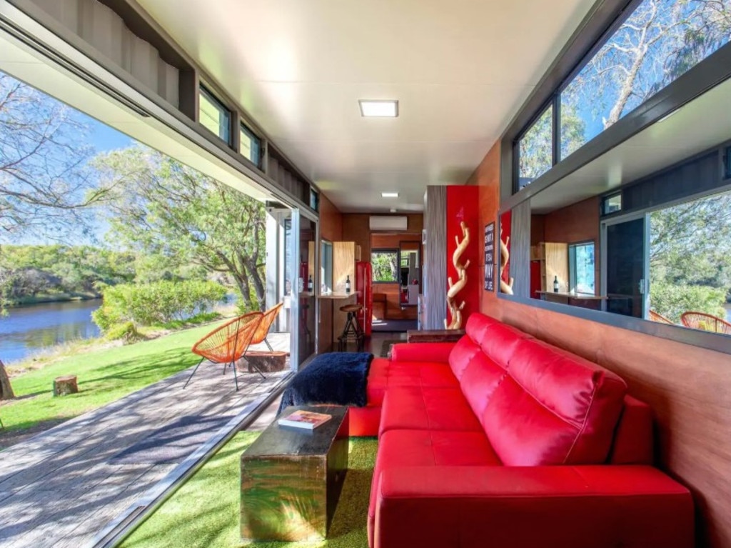 The tiny house on Toby Inlet. Picture: Airbnb