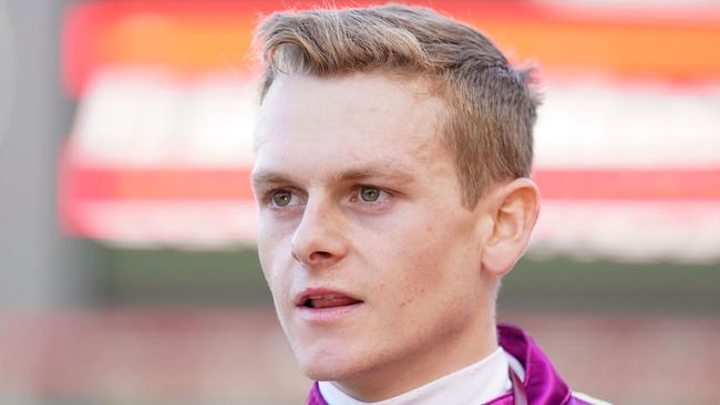 Jockey Ethan Brown has a strong book of rides with mounts in seven of the eight races at Thursday's Cranbourne meeting. Picture: Racing Photos via Getty Images