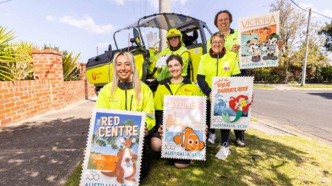 A little bit of magic thanks to Australia Post and 100 years of Disney. Image: Supplied