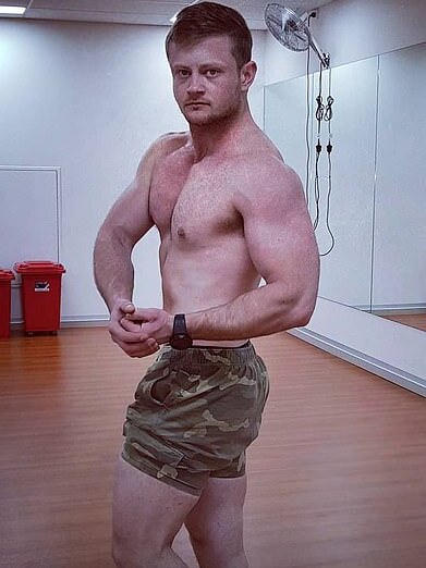 James Bartolo says he's a former Australian Army soldier and competitive bodybuilder.