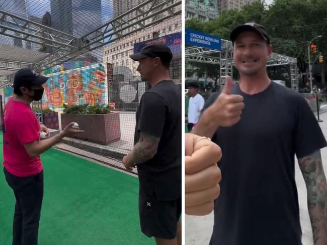 Dale Steyn has been taught how to bowl. Photo: Twitter