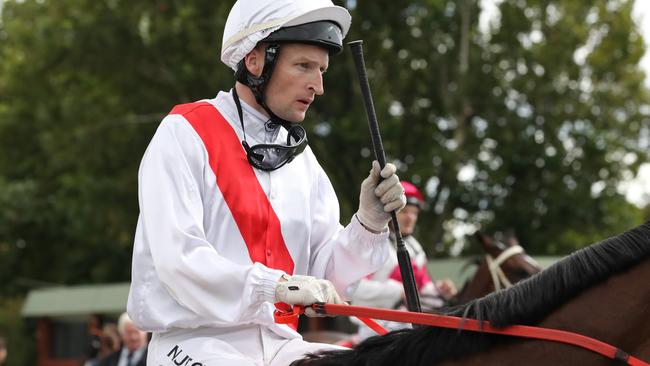 Jockey Craig Newitt. Picture: ZAK SIMMONDS