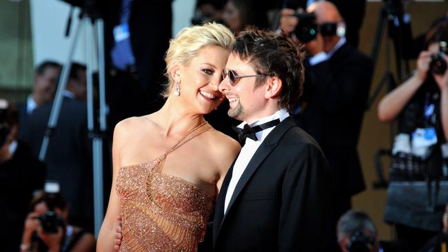 Happier times ... Kate Hudson and Matt Bellamy split in 2014.