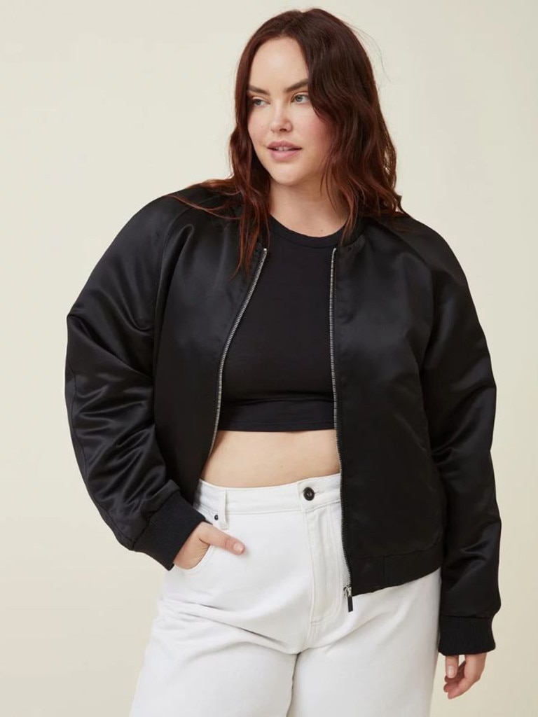 Plus size bomber hot sale jackets australia