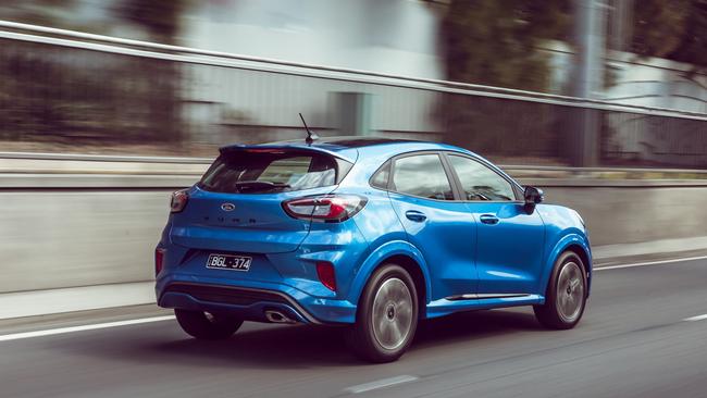 Ford has confirmed its Puma small SUV is going electric. (petrol version shown)