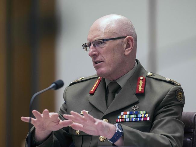 Australian Defence Force COVID-19 Commander Lieutenant-General John Frewen. Picture: NCA NewsWire /Gary Ramage