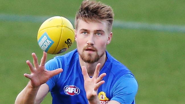 New Bulldog Ryan Gardner was drafted on Monday, trained today and was told he will make his AFL debut this weekend. Picture: Getty Images