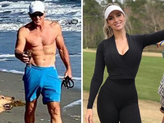 Greg Normanand Paige Spiranac. Photo: Instagram.