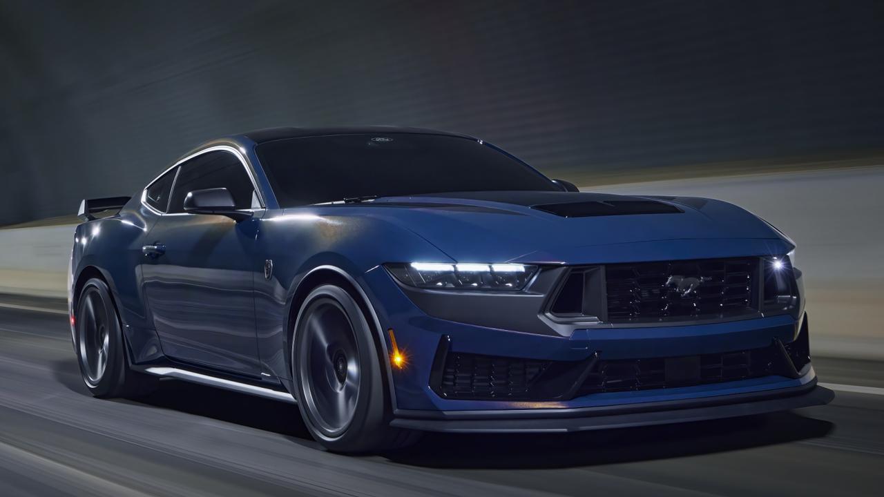 The Mustang Dark Horse has more power and unique styling. Picture: Supplied.