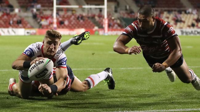 SuperCoach favourite Zac Lomax scored two tries for the Dragons. Picture: Getty Images