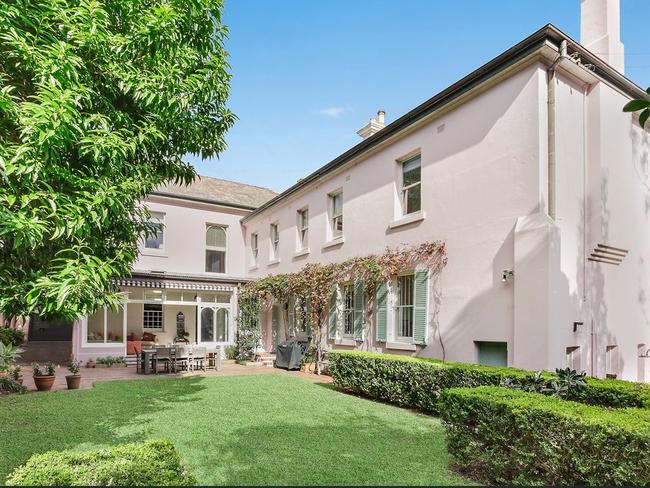 The home in Trelawney St, Woollahra as it appears today. Photo: NSW Real Estate.