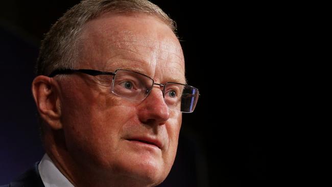 Reserve Bank governor Philip Lowe says there is a risk of ‘moving too early’. Picture: Lisa Maree Williams/Getty Images