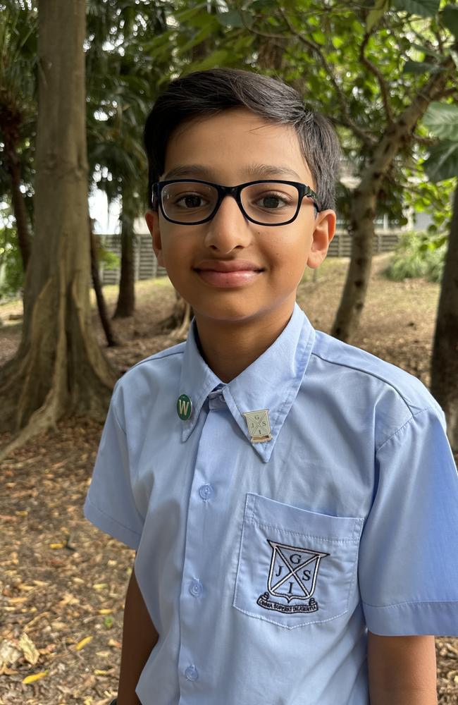 Abdul Wali, 2024 Ipswich Junior Grammar School captain. Picture: Contributed