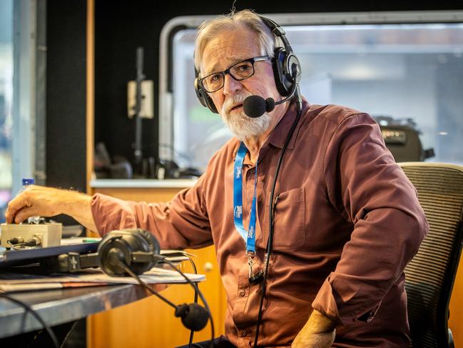 Neil Mitchell will sign off from 3AW Mornings for the last time. Picture: Jake Nowakowski