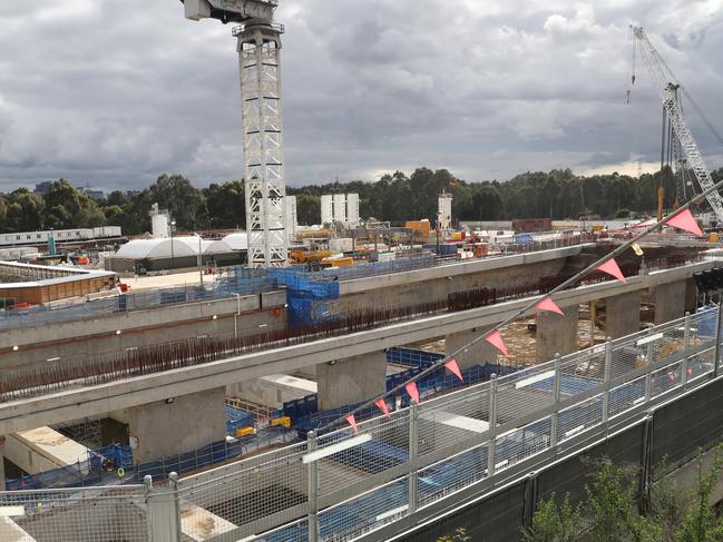 The North East Link is the most expensive road in Victoria’s history, and its budget has already blown out from $15.8bn to at least $26bn. Picture: David Crosling