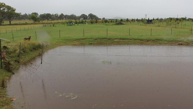 Karen Johns' dam will be overflowing soon, for the first time in 3 years.