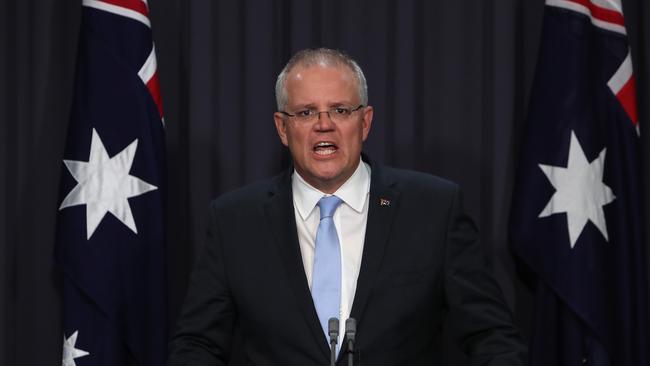 Scott Morrison’s government lost a historic vote on changes to border protection. Picture: Kym Smith