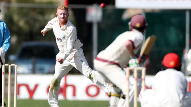 Shaun Tanner, pictured in 2016, equalled his career-high with six wickets for Southern District on Saturday. Picture: Calum Robertson