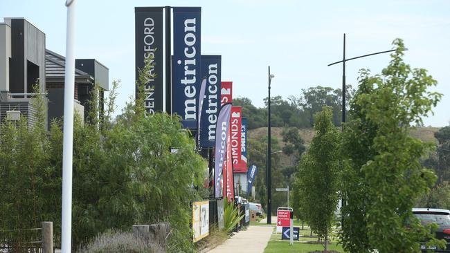 Supply and sales in new land estates are rising in the Geelong region. Picture: Alan Barber