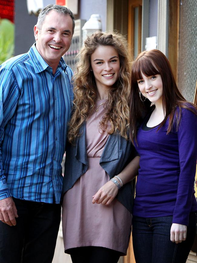 Alan Fletcher, Gabriella Darlington and Jordy Lucas on Neighbours. Picture: Supplied