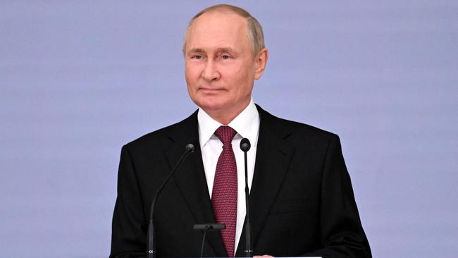 Russian President Vladimir Putin will address the nation on Wednesday afternoon. Picture: AFP.