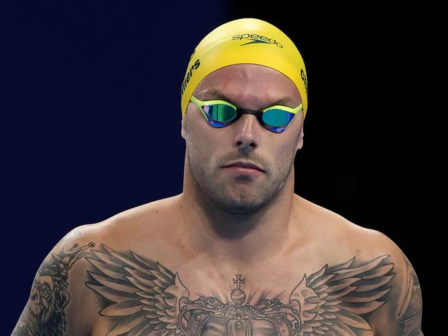 NCA. PARIS FRANCE 2024 OLYMPIC GAMES. July 30 - Day 4Kyle Chalmers in action during the Semi-Final of the Mens 100m Freestyle at the Paris La Defense Arena  Picture: Adam Head