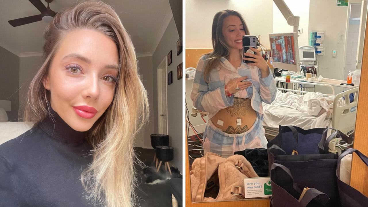 Aussie influencer has hysterectomy aged 27