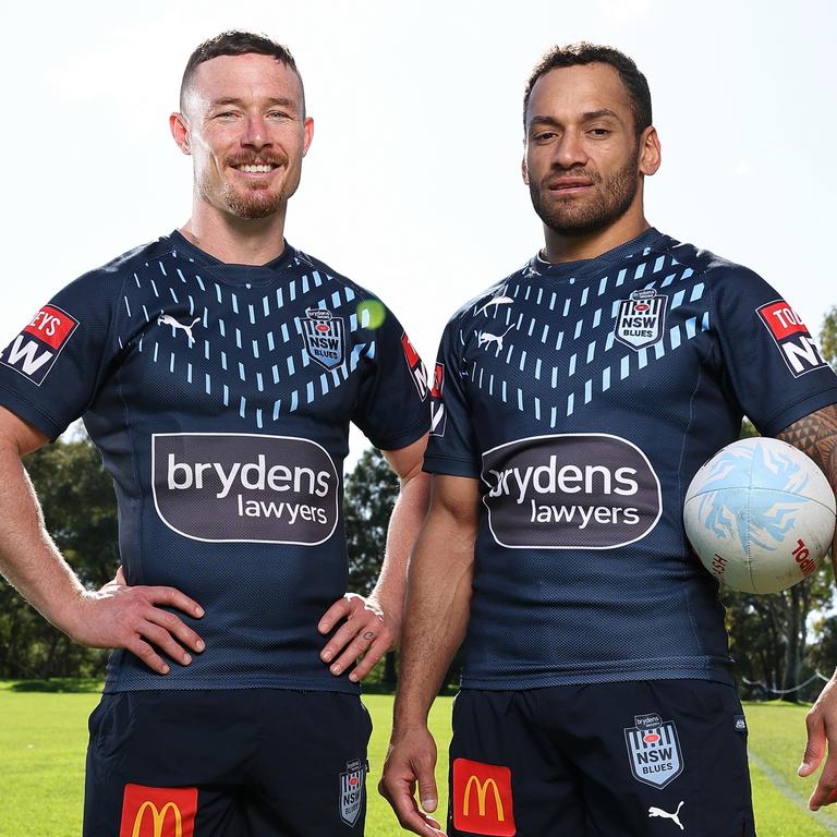 Can the Blues afford to select one of (L-R) Damien Cook and Apisai Koroisau. Picture: Getty Images